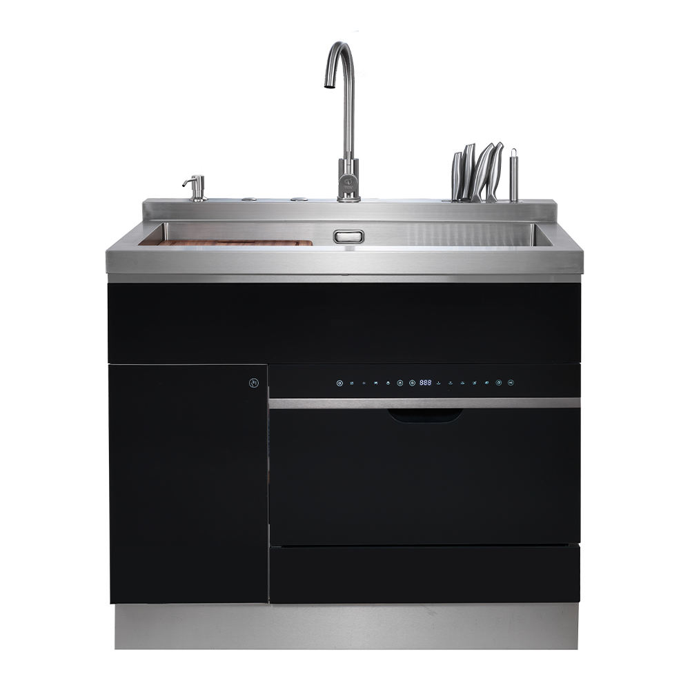 Stainless Steel 3-in-1 Built-in Dishwasher Kitchen Sinks